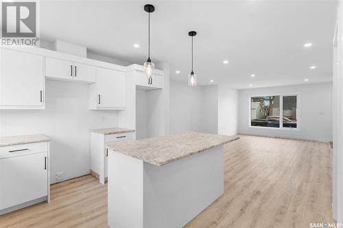 1503 2Nd Avenue N, Saskatoon, SK - Indoor Photo Showing Kitchen With Upgraded Kitchen