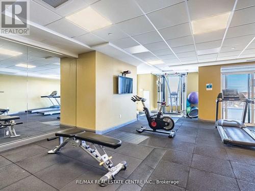 1805 - 9560 Markham Road, Markham, ON - Indoor Photo Showing Gym Room