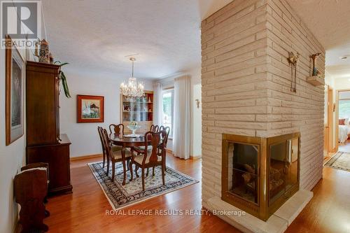 187 Harper Street, West Elgin, ON - Indoor Photo Showing Dining Room With Fireplace