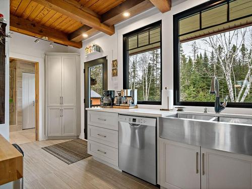 Kitchen - 6126 Route De L'Ascension, Rivière-Rouge, QC - Indoor Photo Showing Kitchen With Double Sink