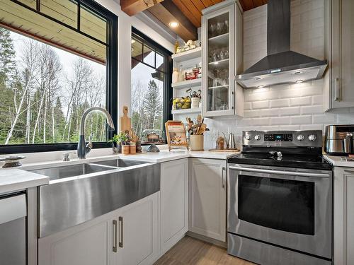 Kitchen - 6126 Route De L'Ascension, Rivière-Rouge, QC - Indoor Photo Showing Kitchen With Double Sink