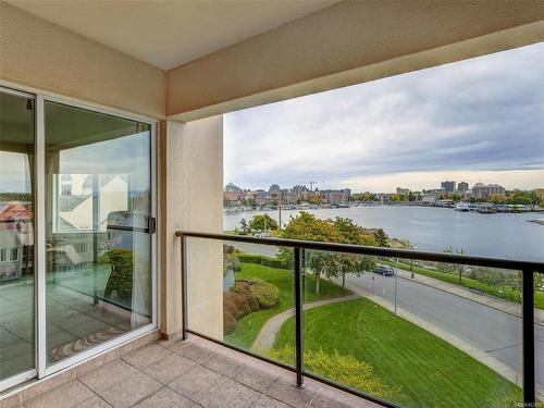421-50 Songhees Rd, Victoria, BC - Outdoor With Body Of Water With Balcony With View With Exterior
