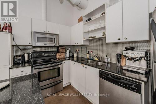 217 - 404 King Street W, Kitchener, ON - Indoor Photo Showing Kitchen With Double Sink