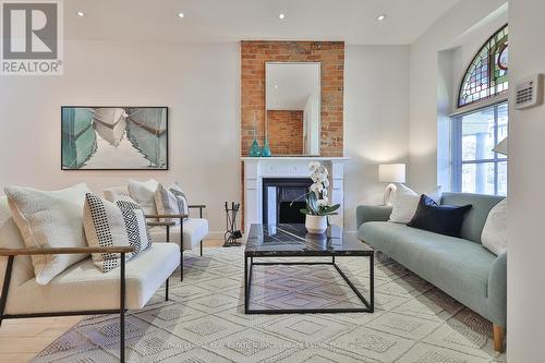 171 Howland Avenue, Toronto, ON - Indoor Photo Showing Living Room With Fireplace