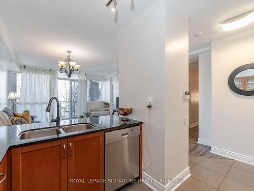 201-1600 Keele St, Toronto, ON - Indoor Photo Showing Kitchen With Double Sink