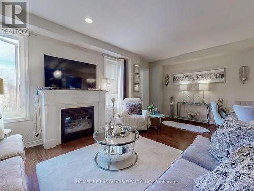 3115 Neyagawa Boulevard, Oakville, ON - Indoor Photo Showing Living Room With Fireplace