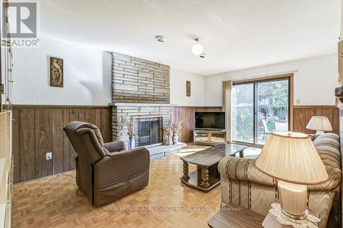 71 Neilson Drive, Toronto, ON - Indoor Photo Showing Living Room With Fireplace
