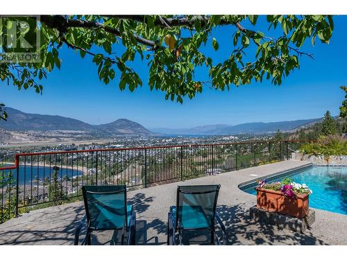 4085 Valleyview Road, Penticton, BC - Outdoor With In Ground Pool With View