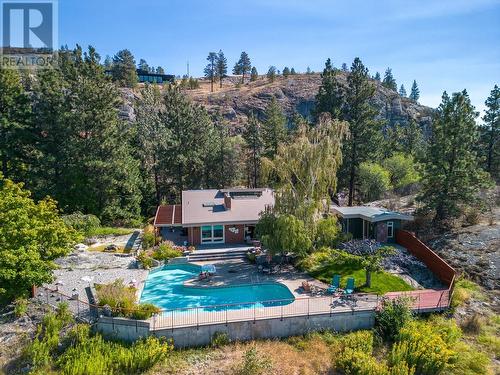 4085 Valleyview Road, Penticton, BC - Outdoor With In Ground Pool