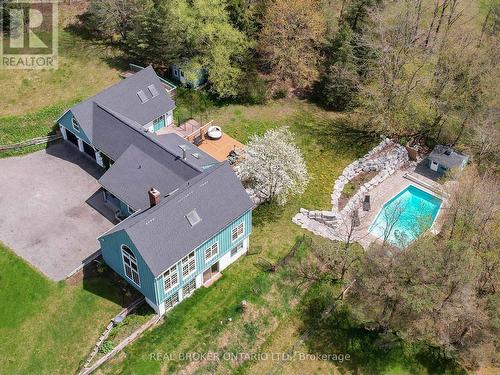 4661 Davis Drive, Whitchurch-Stouffville, ON - Outdoor With In Ground Pool With View