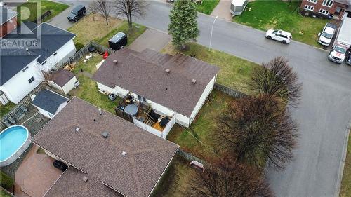 1447 Christina Drive, Sudbury, ON - Outdoor With Above Ground Pool With View