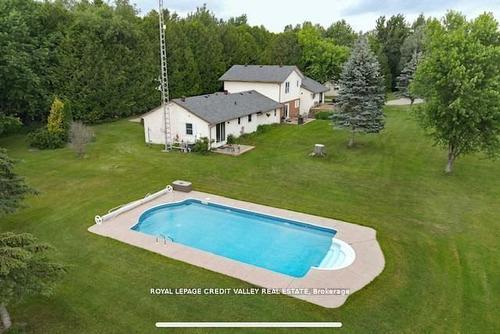 476345 3Rd. Line, Melancthon, ON - Outdoor With In Ground Pool