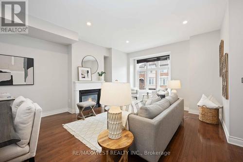 17 John Frank Road, Vaughan, ON - Indoor Photo Showing Living Room With Fireplace