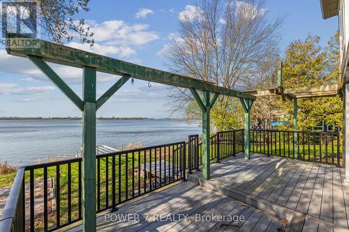 1 Mcgill Drive, Kawartha Lakes, ON - Outdoor With Body Of Water With Deck Patio Veranda With View With Exterior