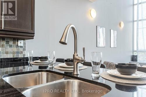 715 - 250 Manitoba Street, Toronto, ON - Indoor Photo Showing Kitchen With Double Sink