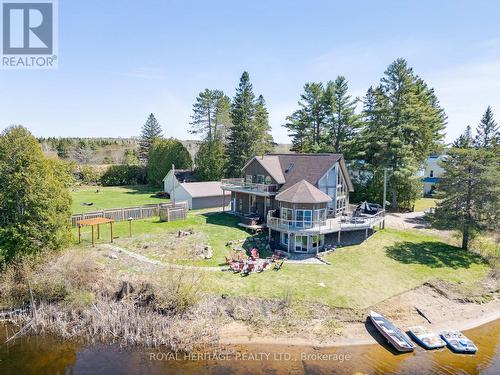 15 Lake Street, Kearney, ON - Outdoor With Body Of Water With Deck Patio Veranda