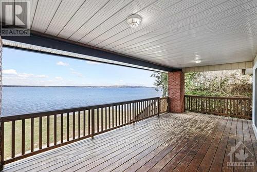 1183 Burns Drive, Pembroke, ON - Outdoor With Body Of Water With Deck Patio Veranda With Exterior