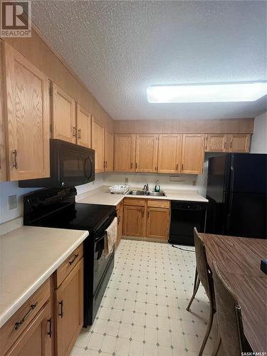 203 428 4Th Avenue N, Saskatoon, SK - Indoor Photo Showing Kitchen With Double Sink