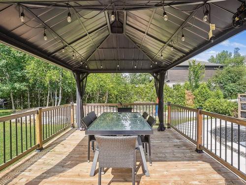 Backyard - 401 Rue Du Parc, Saint-Joseph-Du-Lac, QC - Outdoor With Deck Patio Veranda