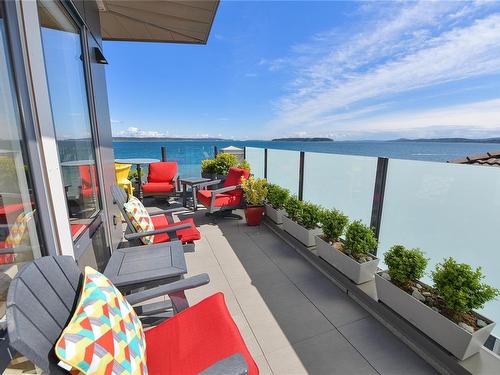 5-9667A First St, Sidney, BC - Outdoor With Body Of Water With Balcony With View