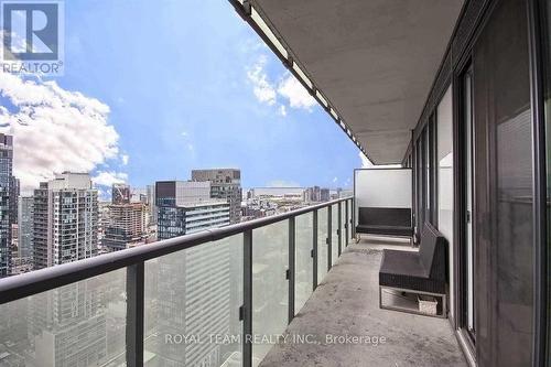 3608 - 101 Peter Street S, Toronto (Waterfront Communities), ON - Outdoor With Balcony With View With Exterior