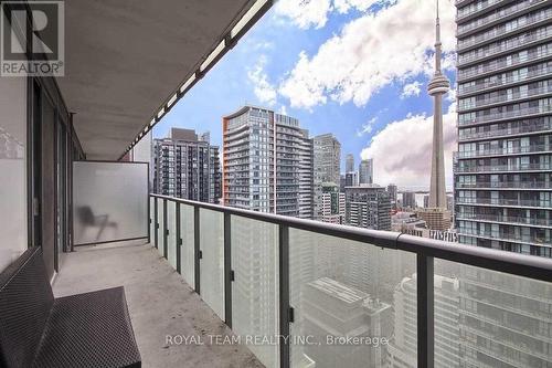3608 - 101 Peter Street S, Toronto, ON - Outdoor With Balcony