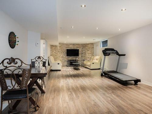 Basement - 4955 Rue Cherrier, Laval (Chomedey), QC - Indoor Photo Showing Gym Room