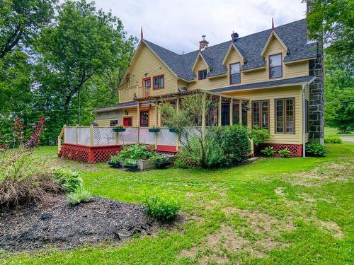 Cour - 1196 Rue De La Pisciculture, Mont-Blanc, QC - Outdoor With Deck Patio Veranda