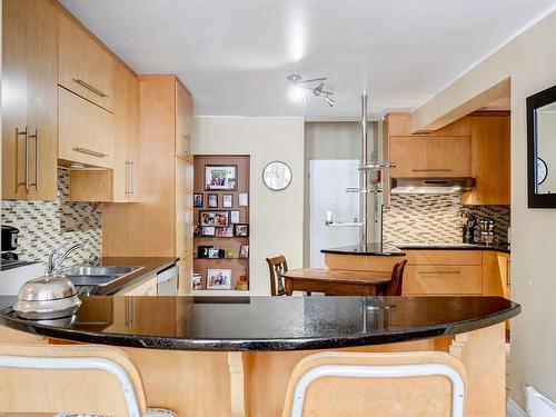 Cuisine - 1196 Rue De La Pisciculture, Mont-Blanc, QC - Indoor Photo Showing Kitchen With Double Sink