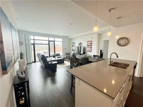 modern open concept - 38 Harbour Street|Unit #206, Port Dover, ON - Indoor Photo Showing Kitchen
