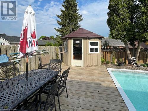 38 Crest Court, Cambridge, ON - Outdoor With In Ground Pool With Deck Patio Veranda