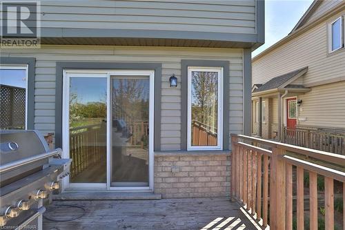 535 Windflower Crescent Unit# 28, Kitchener, ON - Outdoor With Deck Patio Veranda With Exterior