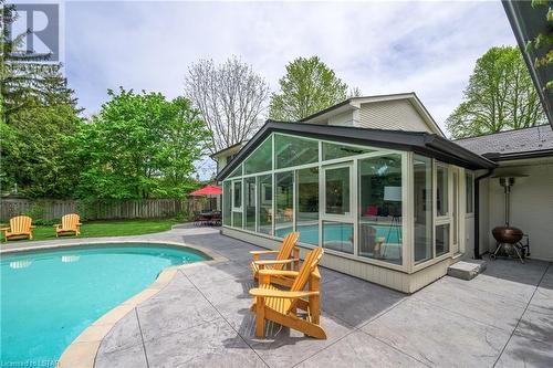 19 Scarlett Avenue, London, ON - Outdoor With In Ground Pool With Deck Patio Veranda With Exterior