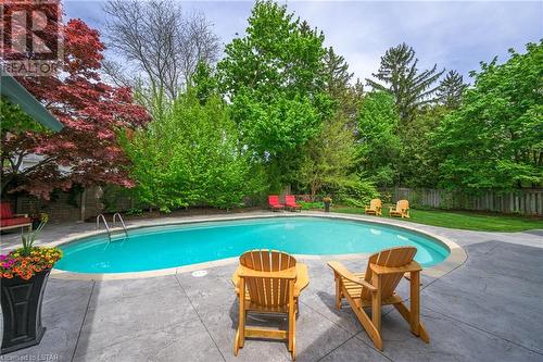 19 Scarlett Avenue, London, ON - Outdoor With In Ground Pool With Deck Patio Veranda With Backyard