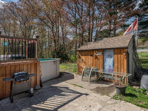 Shed - 232 50E Rue O., Venise-En-Québec, QC - Outdoor With Above Ground Pool