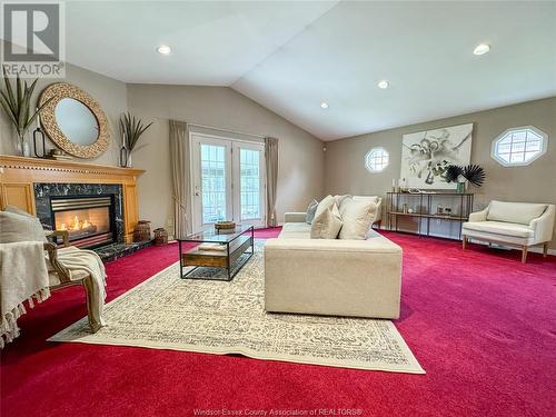 1075 Rendezvous, Tecumseh, ON - Indoor Photo Showing Living Room With Fireplace