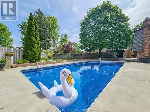 36 Parkwood Drive, Chatham, ON - Outdoor With In Ground Pool With Backyard