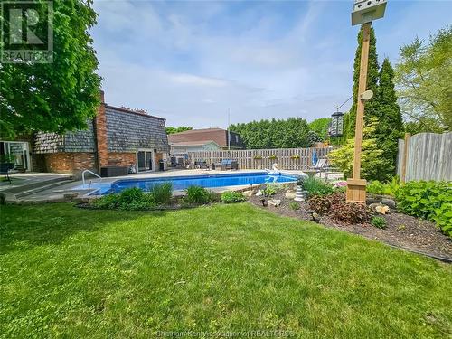 36 Parkwood Drive, Chatham, ON - Outdoor With In Ground Pool