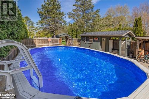 1687 Peninsula Point Road, Severn Bridge, ON - Outdoor With Above Ground Pool