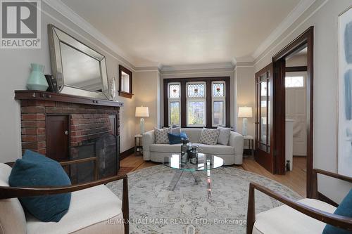 316 Jedburgh Road, Toronto, ON - Indoor Photo Showing Living Room With Fireplace