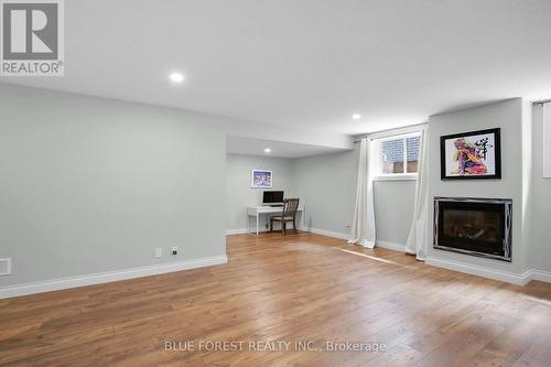 2105 Springridge Drive, London, ON - Indoor With Fireplace