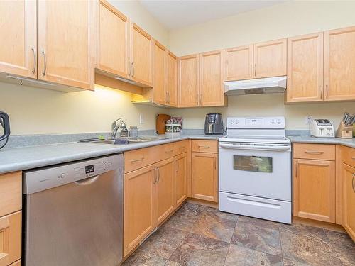 2174 Henry Ave, Sidney, BC - Indoor Photo Showing Kitchen With Double Sink