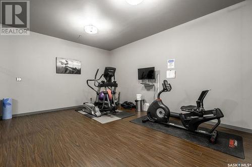 219 225 Maningas Bend, Saskatoon, SK - Indoor Photo Showing Gym Room