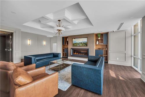 450 Dundas Street E|Unit #114, Waterdown, ON - Indoor Photo Showing Living Room With Fireplace