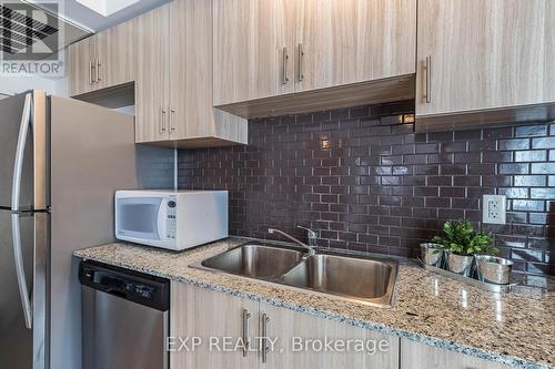 G116 - 275 Larch Street, Waterloo, ON - Indoor Photo Showing Kitchen With Double Sink