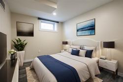Main bedroom lower unit virtually staged - 