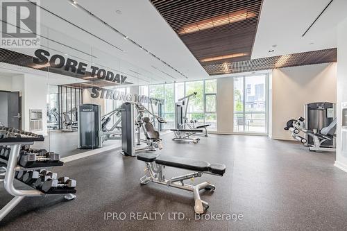 1005 - 200 Sackville Street, Toronto, ON - Indoor Photo Showing Gym Room