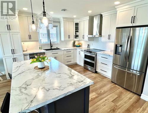 62 Sunset Drive, Clarenville, NL - Indoor Photo Showing Kitchen With Stainless Steel Kitchen With Upgraded Kitchen