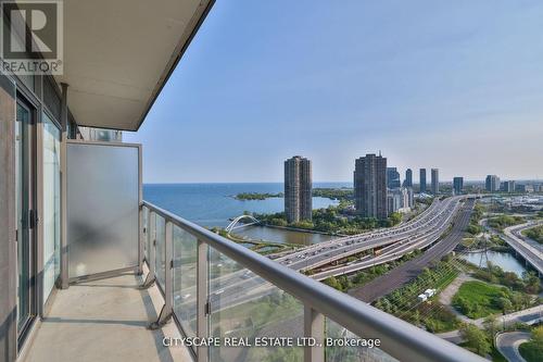 2810 - 105 The Queensway Avenue, Toronto, ON - Outdoor With Body Of Water With Balcony With View