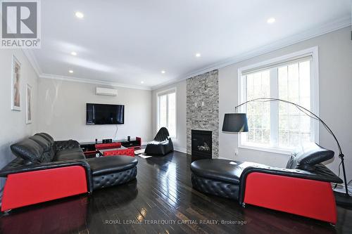 76 Upper Post Road, Vaughan, ON - Indoor Photo Showing Living Room With Fireplace